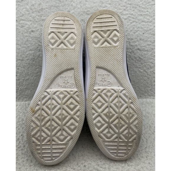 Converse Sneakers Mens 8 Womens 10 Low Top Navy Blue Red Shoes Vented Casual - Picture 8 of 10